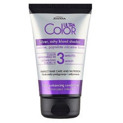 Joanna Ultra Color 3 minutes Colour Enhancing Conditioner for Silver Ash Blond Shades 100g