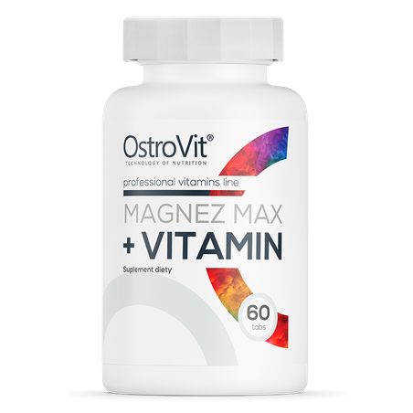 OstroVit Magnez MAX + Vitamin 60 tabs