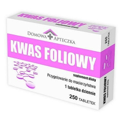 Domowa Apteczka Folic acid 400mg 250 tablets