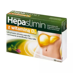 Hepaslimin with Vitamin D3 for Healthy Liver 30 Tablets
