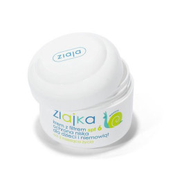 Ziajka Sunblock SPF6 for children and infants from the first days of life PROTECTIVE (SNAIL) 50ml