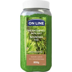 On Line - Bath Sea Salt with Pine 800ml