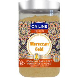On Line Senses Bath Salt Moroccan Gold 480g