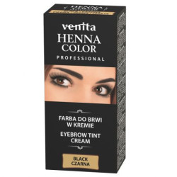 Venita - Professional Henna Color Eyebrow Paint In Cream Black 15g