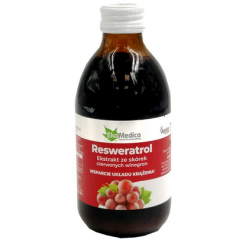 EkaMedica Resveratrol Liquid Diet Supplement with Red Grape Extract for Cardiovascular Support 250ml