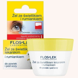 Flos lek - Lid & under eye gel with eyebright and CHAMOMILE 10 g