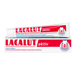 Lacalut Aktive Toothpaste Bleeding Gums Against Periodontitis 75 ML