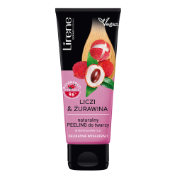 LYCHE AND CRANBERRY NATURAL FACE PEELING - LICHEE SEED PARTS 75ML.