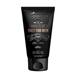BIELENDA BARBER EDITION ONLY FOR MEN 3IN 1 FACE CLEANSING PASTE 150ML.