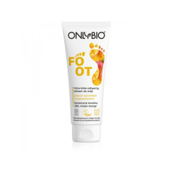 ONLYBIO Foot Naturally nourishing foot balm against roughness and calluses Botanical Lanolin, CBD , Man Butter