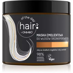 ONLYBIO HAIR OF THE DAY EMOLIENT MASK FOR MEDIUM POROSITY HAIR 400ML