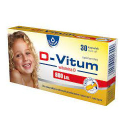 D-Vitum vitamin D 800 IU 30 twist-off capsules
