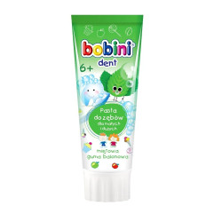 Bobini Dent Toothpaste Mint Bubble Gum 6+ 75ML