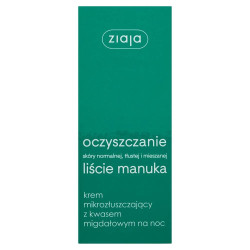 ZIAJA micro-exfoliating cream with almond acid for the night capacity: 50 ml