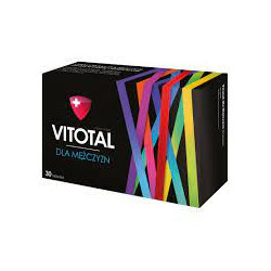 VITOTAL FOR MEN MULTIVITAMIN 30 TABLETS.