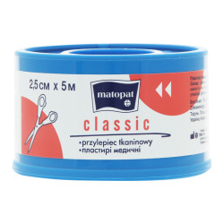 MATOPAT CLASSIC FABRIC ADHESIVE 2.5CM X5M.