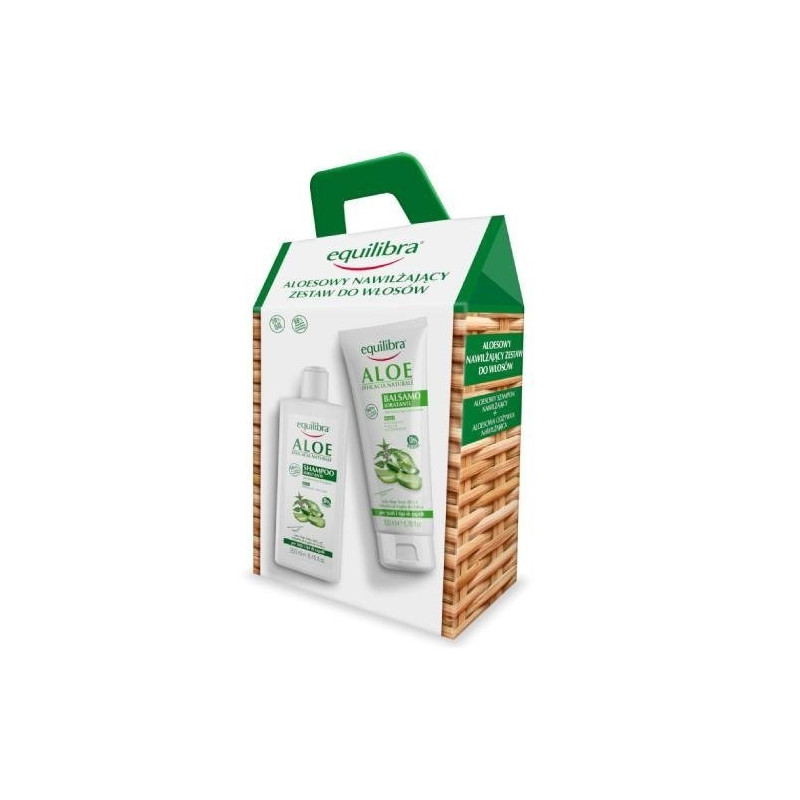 EQUILIBRA ALOE HAIR CARE GIFT SET SHAMPOO AND CONDITIONER