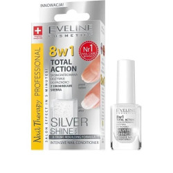 EVELINE NAIL THERAPY 8W1 NAIL CONDITIONER WITH SILVER PARTICLES 12ML