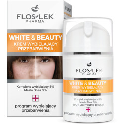 FLOSLEK WHITE &BEAUTY Discoloration whitening cream 50 ml - Floslek