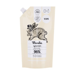 YOPE VANILIA AND CYNAMON NATURAL SOAP 500ML.