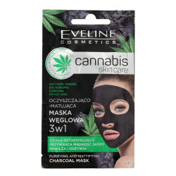 EVELINE CANNABIS SKIN CARE 3W1 FACE MASK 7ML.