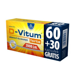 D-VITUM FORTE 2000J.M. 60+30CAPS.