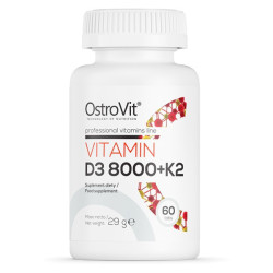 OSTROVIT VITAMIN D3 8000+K2 60 TABS.