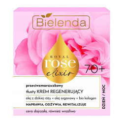 BIELENDA ROYAL ROSE ELIXIR REGENERATING RICH CREAM 70+ 50ML.