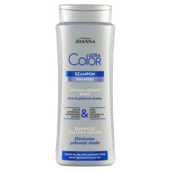 Joanna Ultra Color System Shampoo Platinum Shade For Lightened, Blond And Gray Hair 400ml