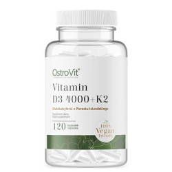 OSTROVIT VITAMIN D3 4000+K2 120CAPS.