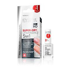 EVELINE SUPER-DRY TOP COAT 5IN1 HARDENER PAINT DRYER 12ML