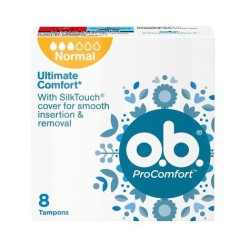 O.B. PROCOMFORT NORMAL 8 TAMPONS.
