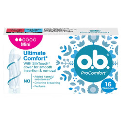 O.B. Pro Comfort Ultimate Comfort, Mini - 16 Tampons