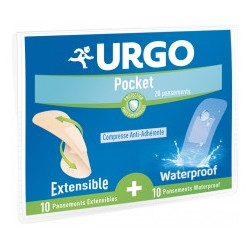 URGO Pocket  Extensible Waterproof - 20 pansements