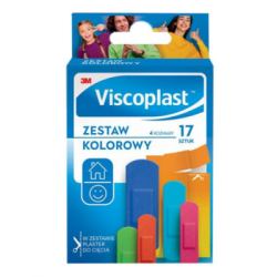 Viscoplast, plasters, color set, 17 pcs.