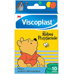 Children's plasters Winnie the Pooh and friends VISCOPLAST 72x25mm 10 pcs