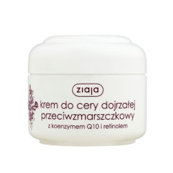 Ziaja anti-wrinkle cream for mature skin with coenzyme Q10 and vitamin E