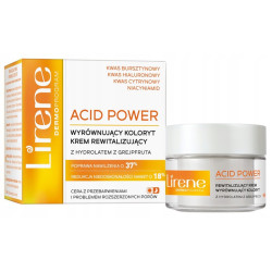 Lirene Acid Power revitalizing cream for even skintone - 50 ml