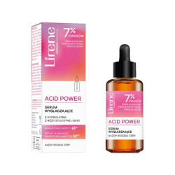 Lirene - ACID POWER - Smoothing face serum with acids and rose hydrolate - 30 ml