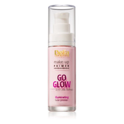 Delia Make-Up Primer GO GLOW illuminating BASE for makeup PINK 30ml