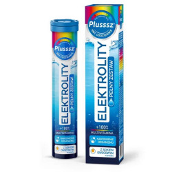 Plusssz Electrolytes+100% Multivit Vitamin, 24 effervescent tablets