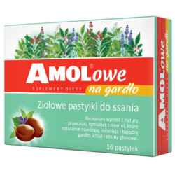 AMOLowe Gradło Herbal Lozenges for throat - 16 Pieces