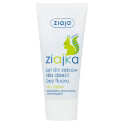 Ziaja tooth gel for children without fluoride from 1 tooth, 50ml