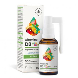Vitamin D3 200 IU Vegan for children (30 ml) Aura Herbals