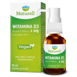 Naturell Vitamin D3 from algae, drops, 15 ml