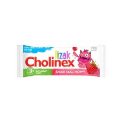 CHOLINEX lollipop SUGAR-FREE raspberry flavor
