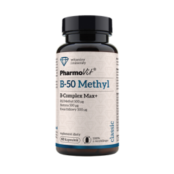PHARMOVIT B-50 Methyl B-Complex Max+, 60 capsules