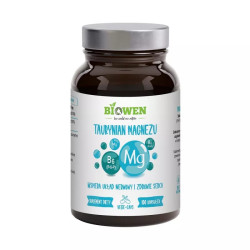 MAGNESIUM TAURINE + VITAMIN B6 GLUTEN-FREE 100 CAPSULES - BIOWEN