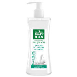 BIAŁY JELEŃ Intimate hygiene emulsion MOISTURIZING GOAT MILK, 265 ml