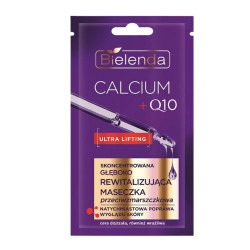 Bielenda Calcium + Q10 Ultra Lifting Deeply Revitalizing Face Mask 8g